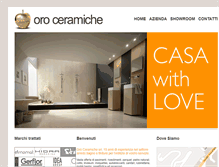 Tablet Screenshot of oroceramiche.it
